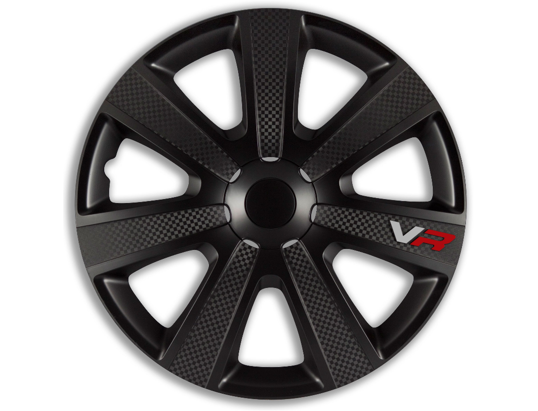 

Kołpak Kołpaki Vr Carbon Black 15" jak Alu x4
