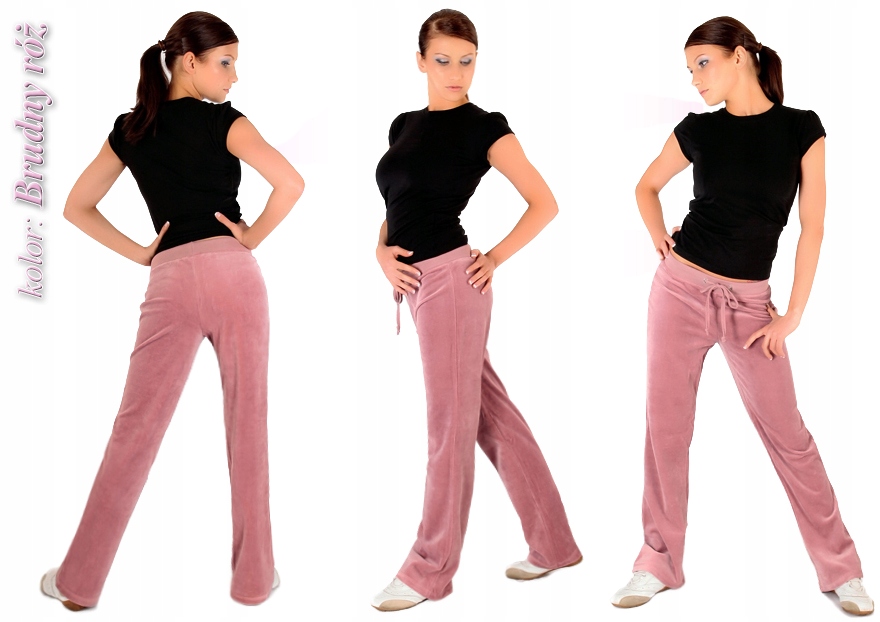 SPODNIE DRESOWE WELUROWE 4XL FITNESS DRESY Fason inny