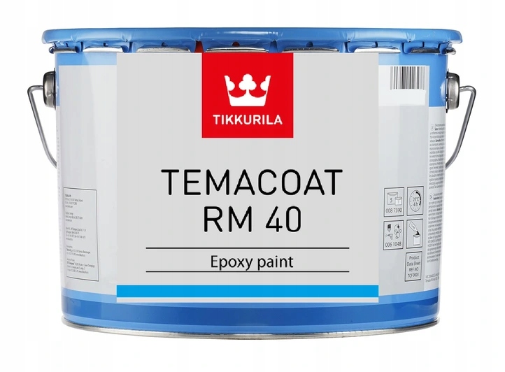 Epoxidová farba Tikkurila na betón a kov pololesklá 3l Ral zbl do 7001