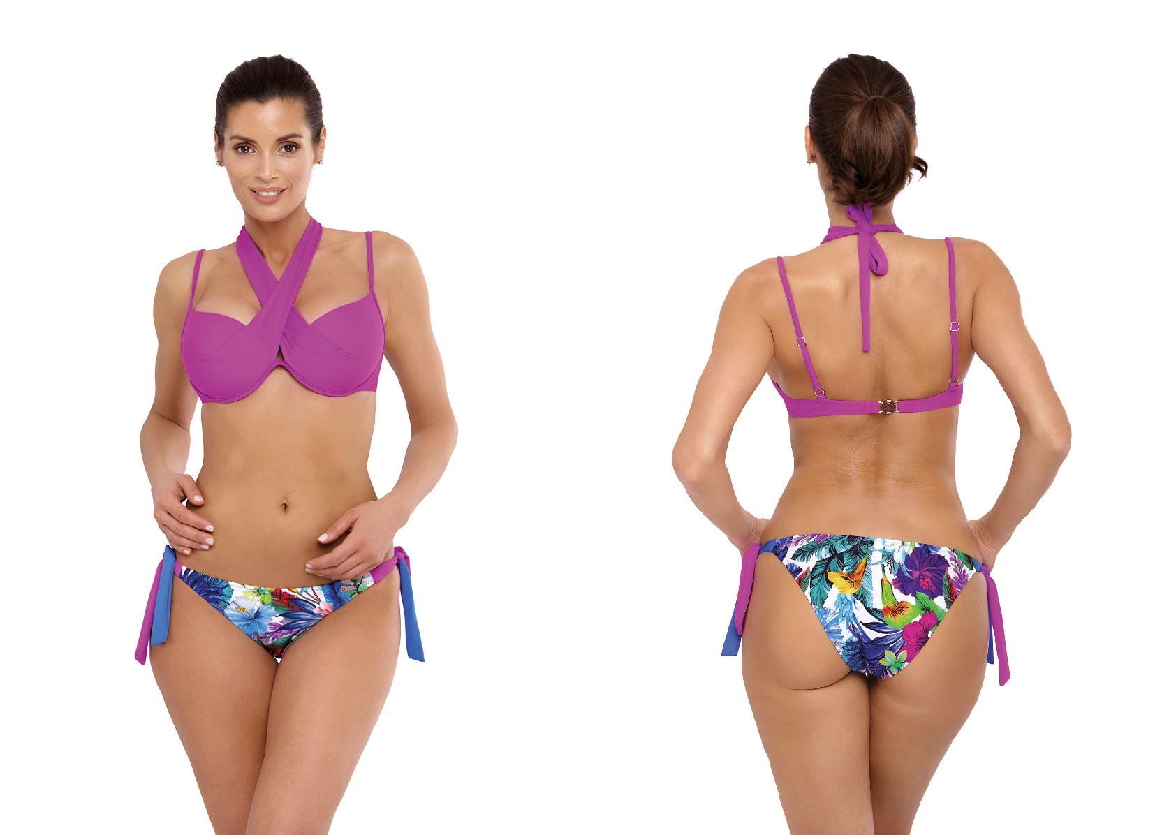 

Elegancki Kostium Kąpielowy Na Lato 538-5 XL 42