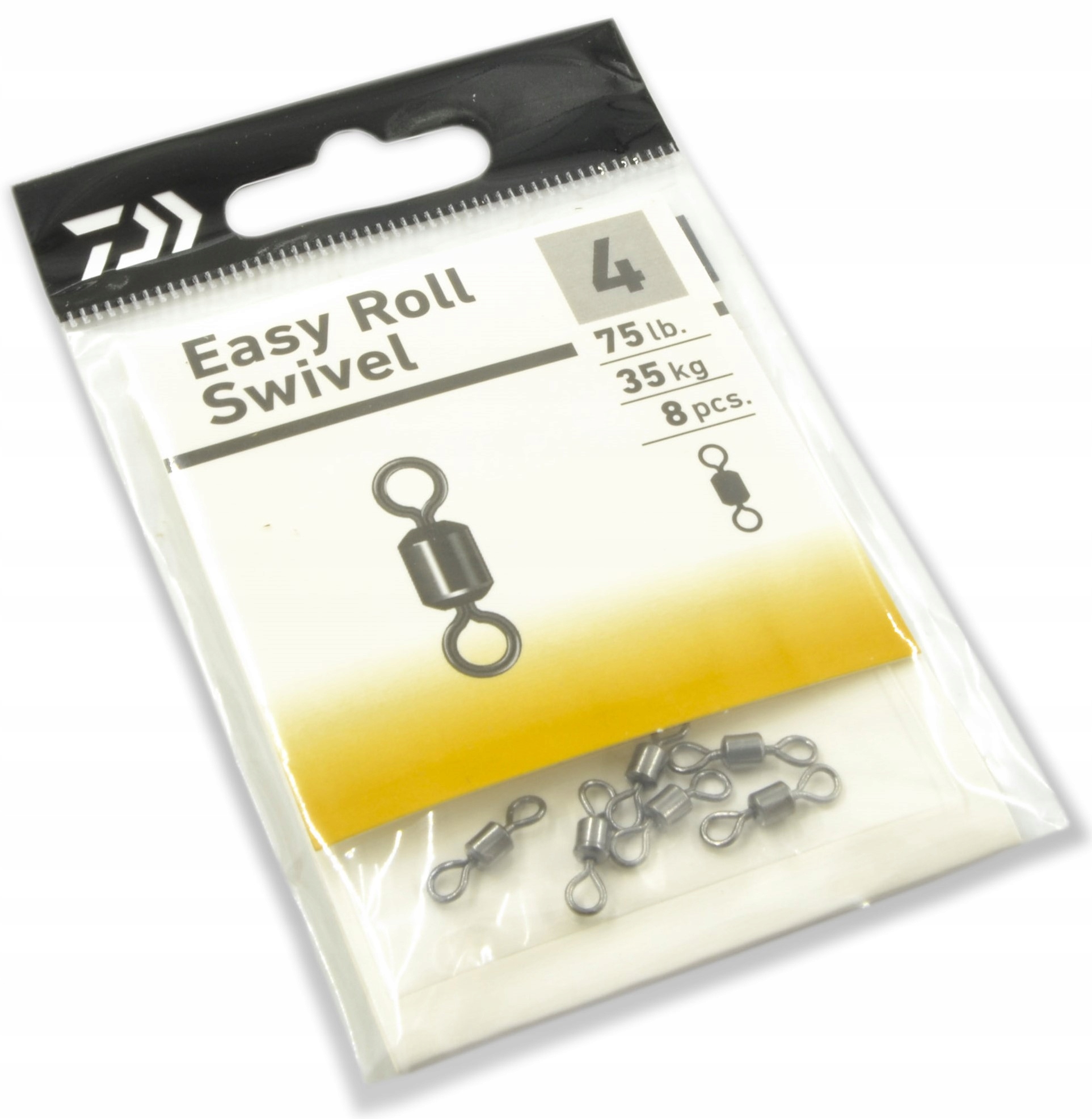 

Daiwa Krętliki Rolkowe [NR.4]-35kg/8szt