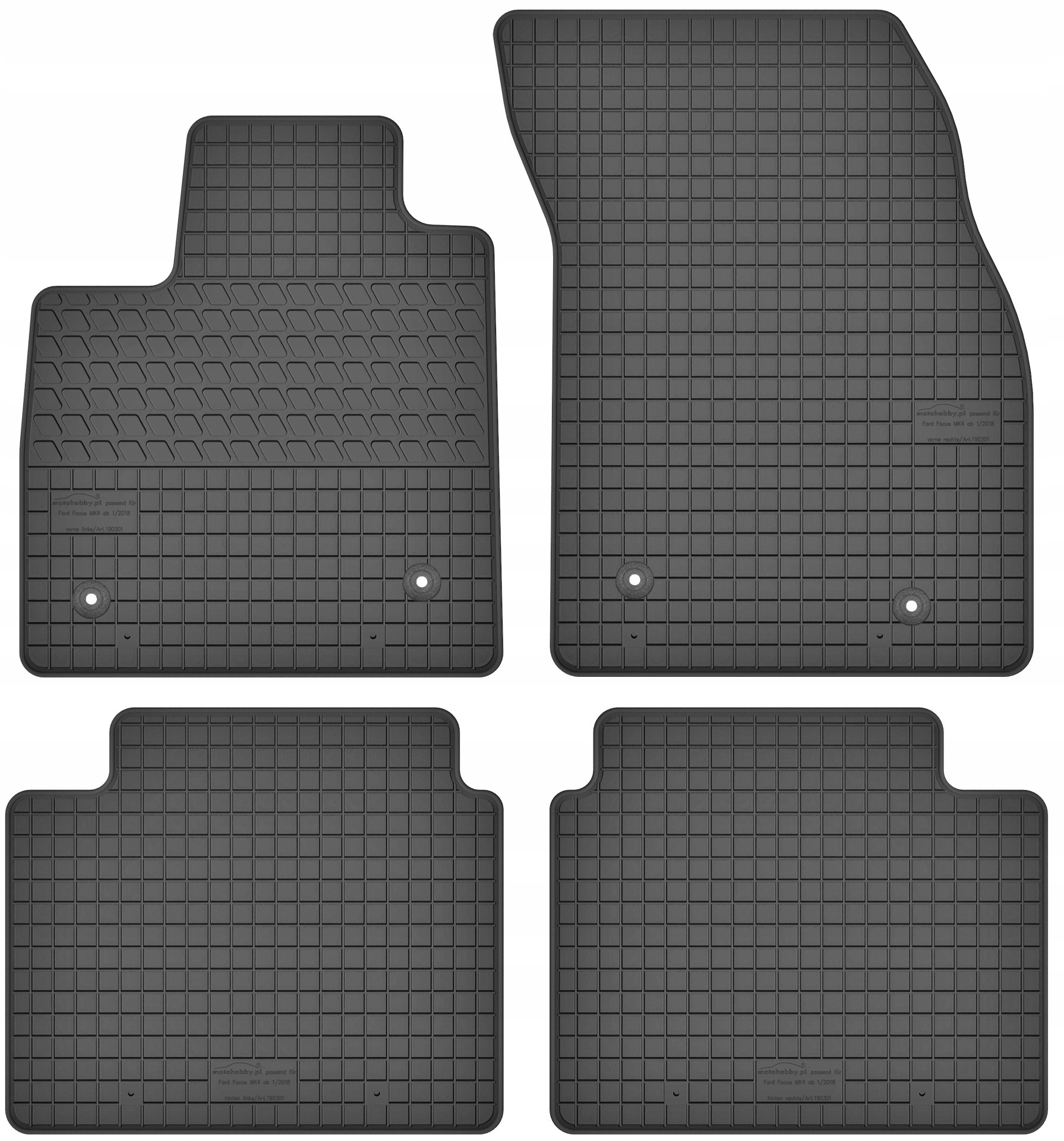

Dywaniki gumowe do Ford Focus IV MK4 od 2018-