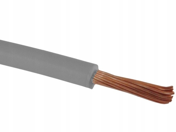 

Przewód kabel linka Lgy H07V-K 1x1,5mm2 Szary 1M