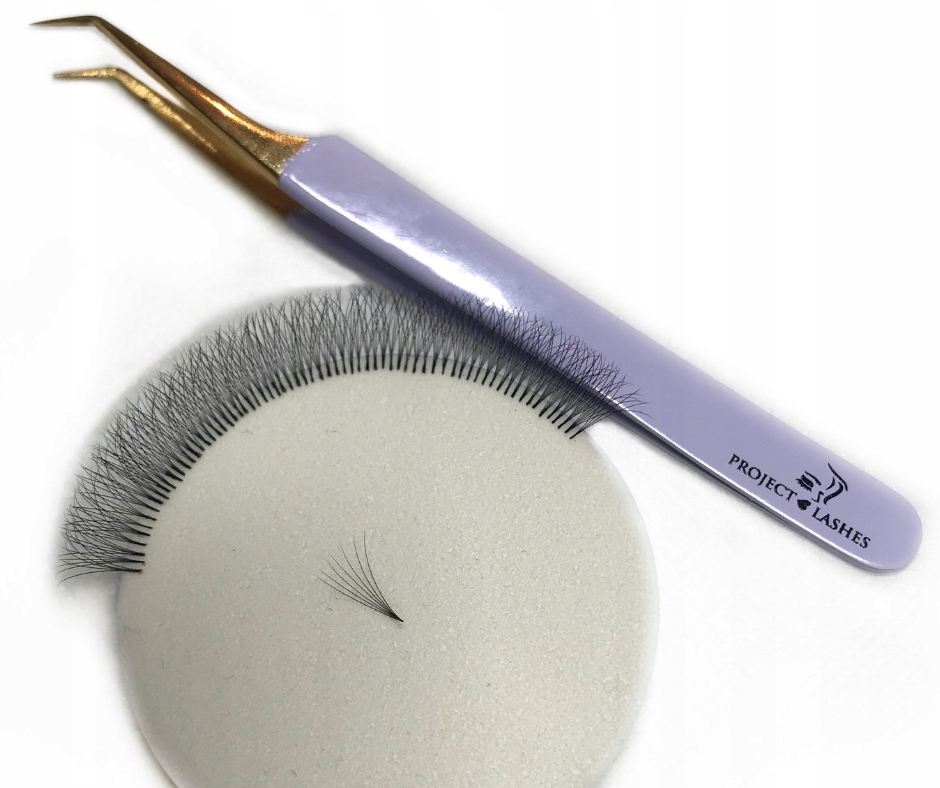 Pęseta do rzęs ProjectLashes SUGAR 45° Złota Rodzaj pęsety