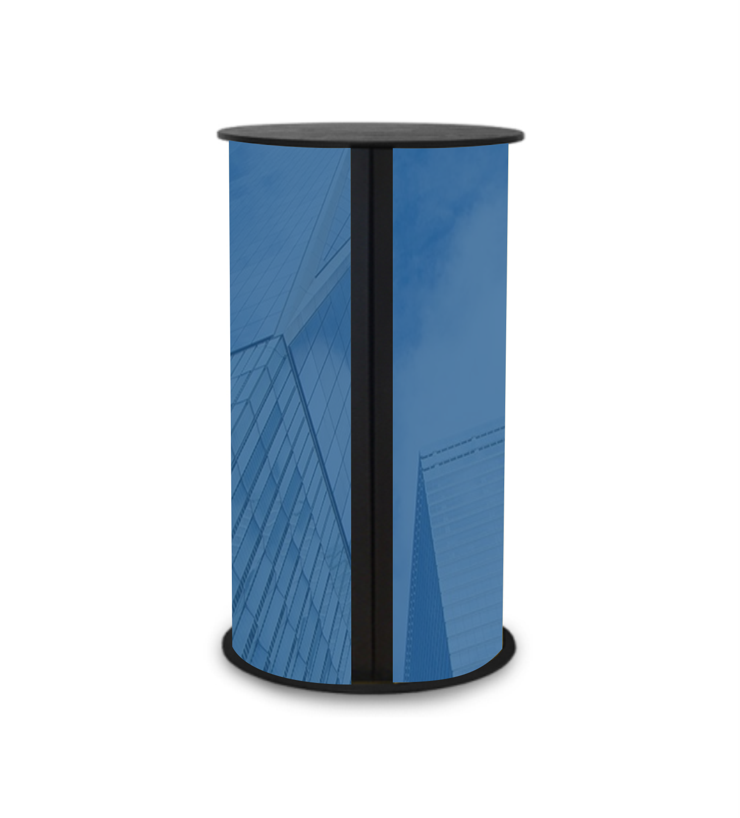 TRYBUNKA OKRĄGŁA STOISKO LADA 94x40 cm Z WYDRUKIEM Marka Progres