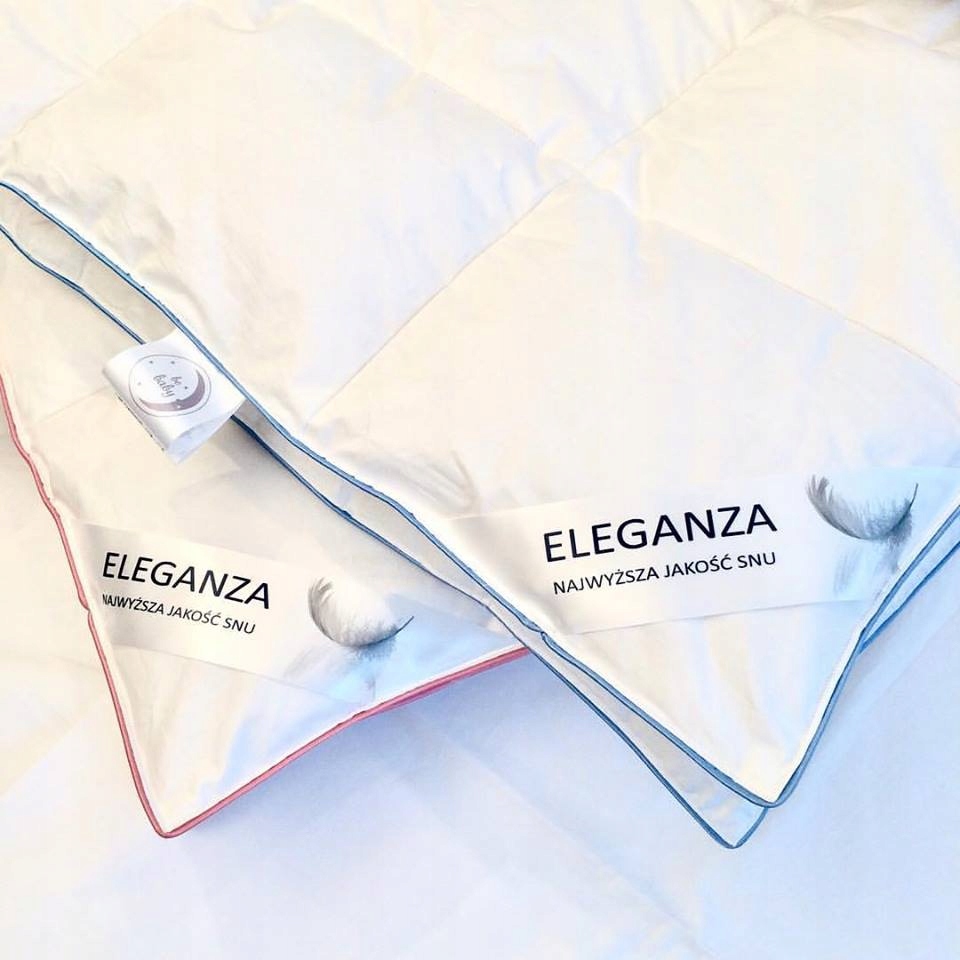 Kołdra Eleganza 140x200 polski puch gęsi premium Marka Poldaun