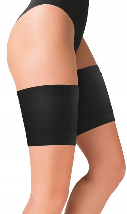 OPASKA NA UDA PRZECIW OTARCIOM SATYNOWA NERO 1/2 Marka Gabriella