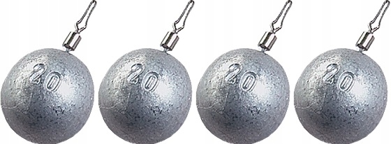 4x CIĘŻAREK DROP SHOT KULKA KULA JAXON 8g