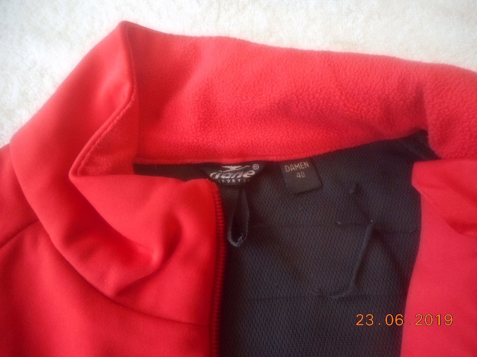 Kurtka damska typu shell CRANE rozmiar 40 Kolor czerwony