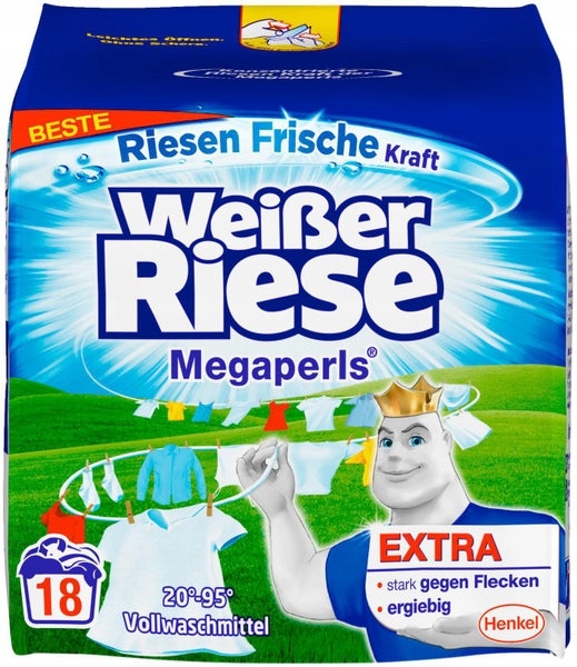 

Weißer Riese Megaperls 1.215kg 18 prań Niemcy univ