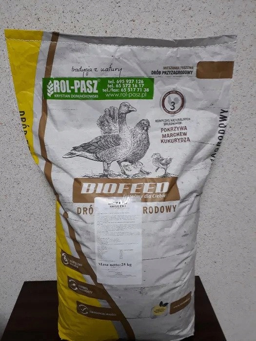 Pasza dla brojlerów BROJLER II mikrogranulat Rodzaj karma