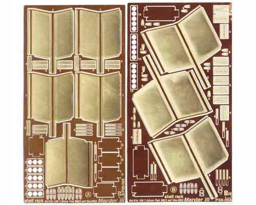Part P35-053 1/35 Sd.Kfz.139 Marder III muniční kontejnery (Tamiya)