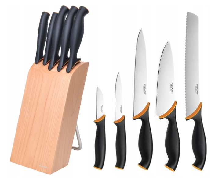 

Zestaw 5 Noży Fiskars Nóż Blok 857197 Legendarny