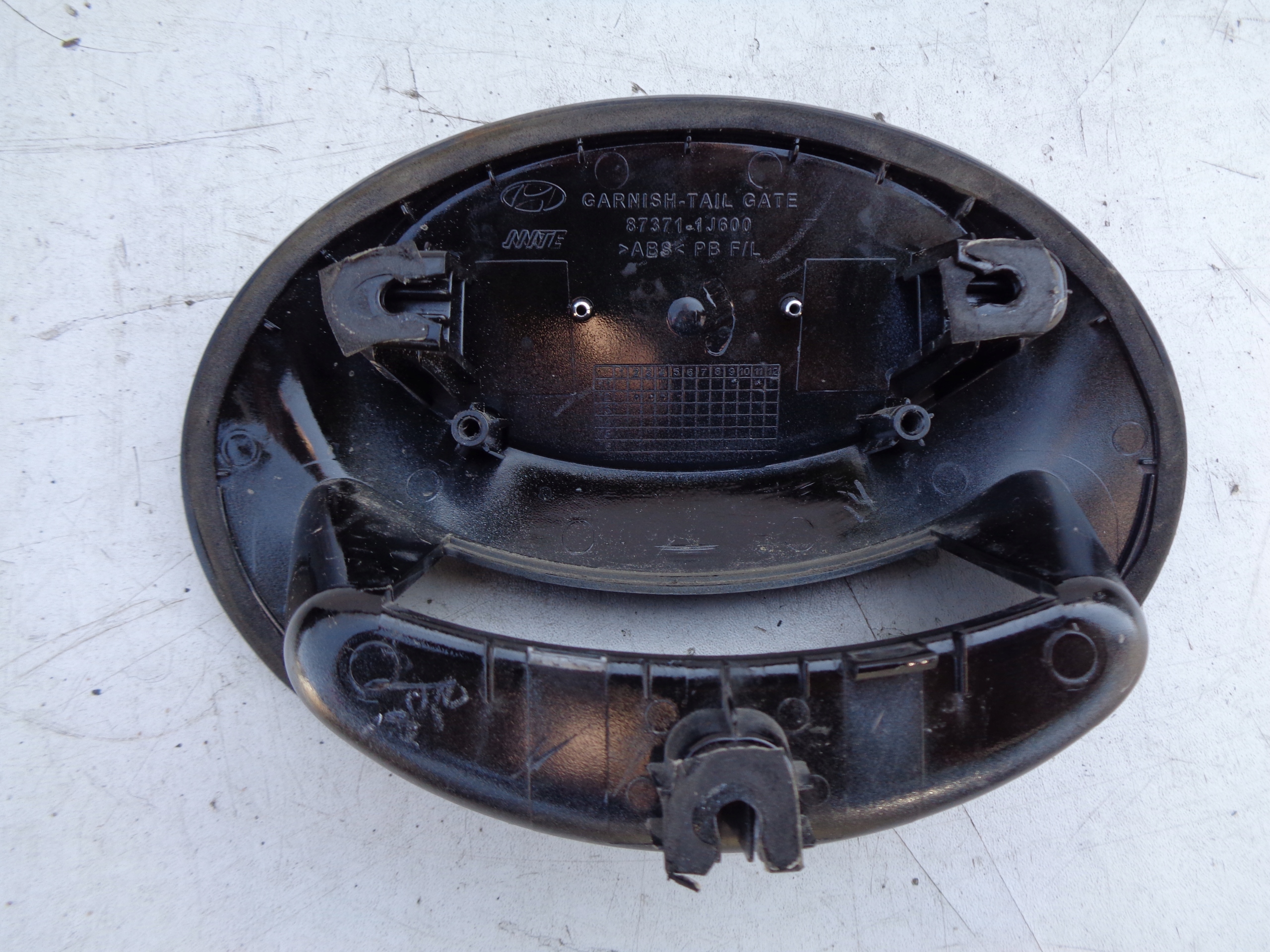 cover handles bonnet boot HYUNDAI I20 12- LIFT