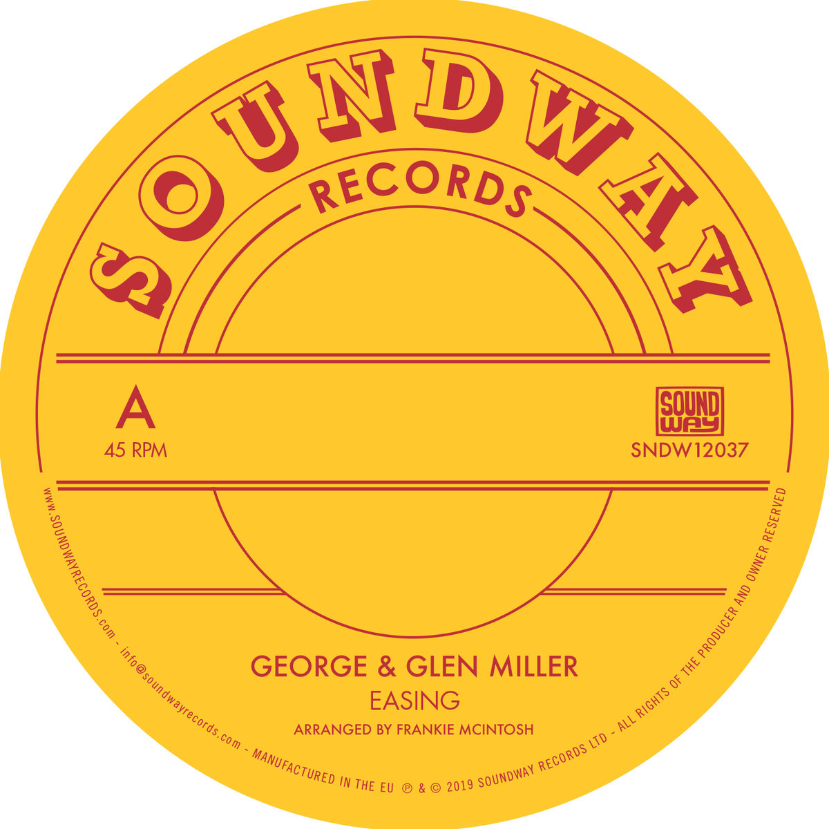 George & Glen Miller Easing 12" Vinyl