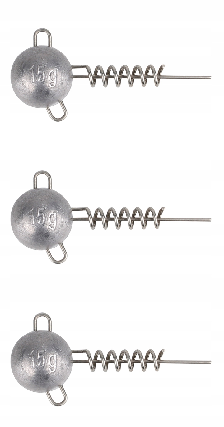 

x3 -5g Główka Z Wkrętem dł. 3cm Do Zbrojenia Gum