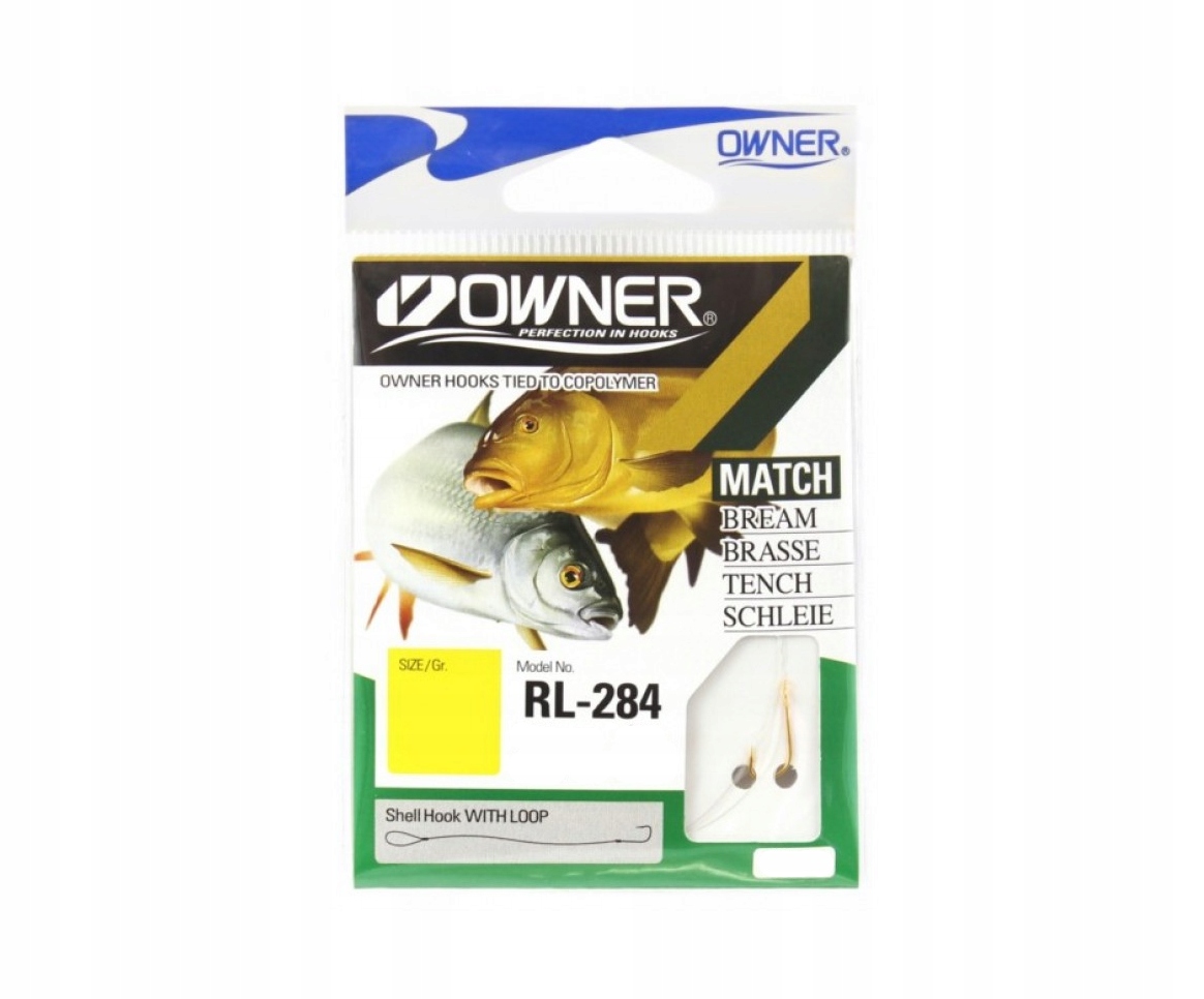 

Haczyki Owner RL284 rozm.10 Przypzypon 0.14mm
