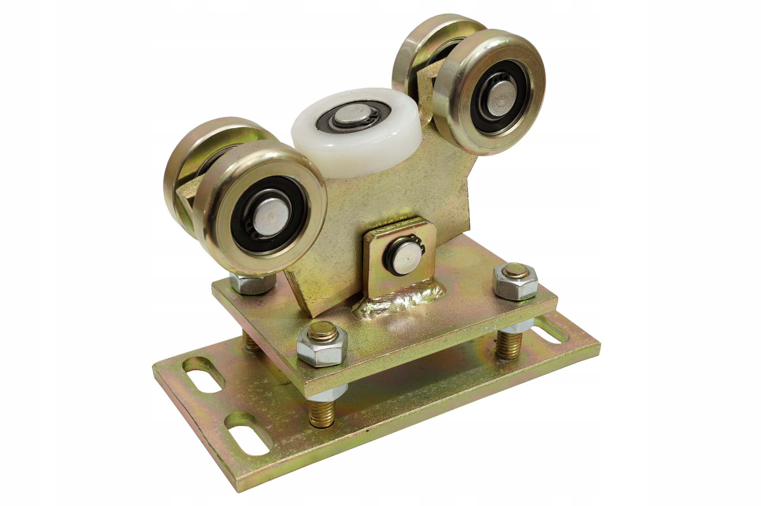 WÓZKI DO BRAMY PRZESUWNEJ ZESTAW ROLKI 60x60x3,5mm Marka Zabi