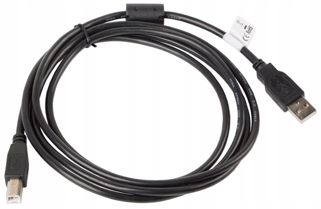 

Kabel 3m Usb 2.0 A-b Ab MM Hq black do drukarki