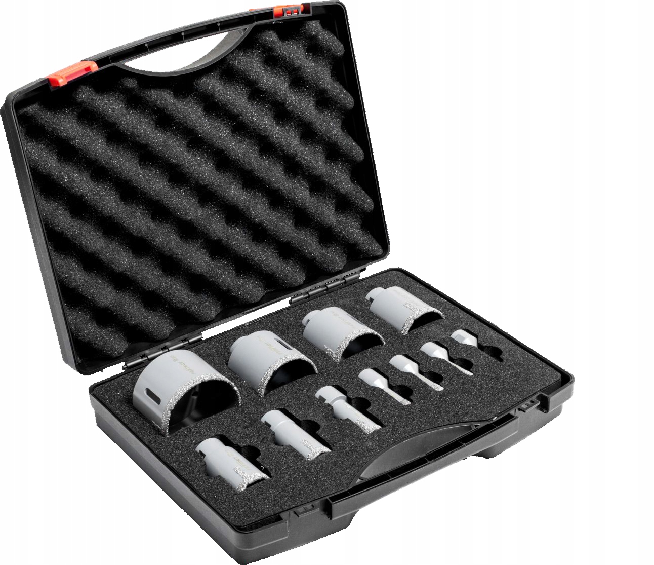 ZESTAW OTWORNIC DIAMENTOWYCH Ø6,0-75,0mm 11elem