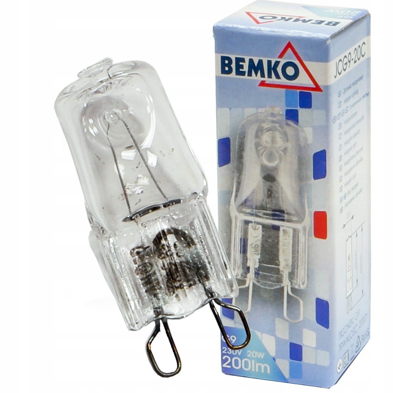 Żarówka G9 230V halogenowa żarnik halogen 20W