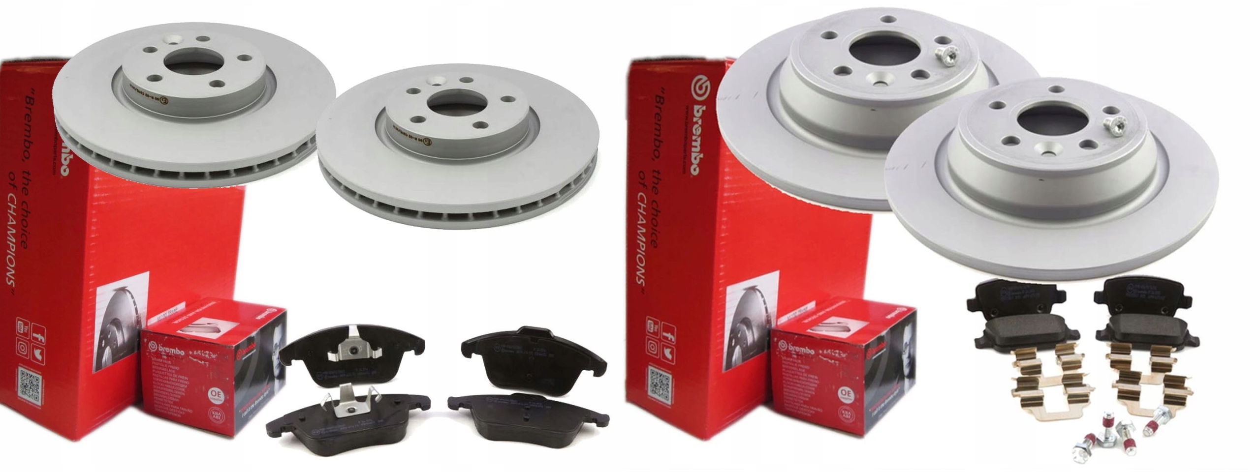 ДИСКИ КОЛОДКИ BREMBO СПЕРЕДИ И СЗАДИ ДЛЯ FORD MONDEO IV MK4
