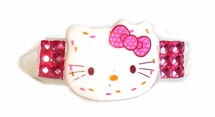 

Kotki Hello Kitty Diamenciki Różowe Na Spinkach