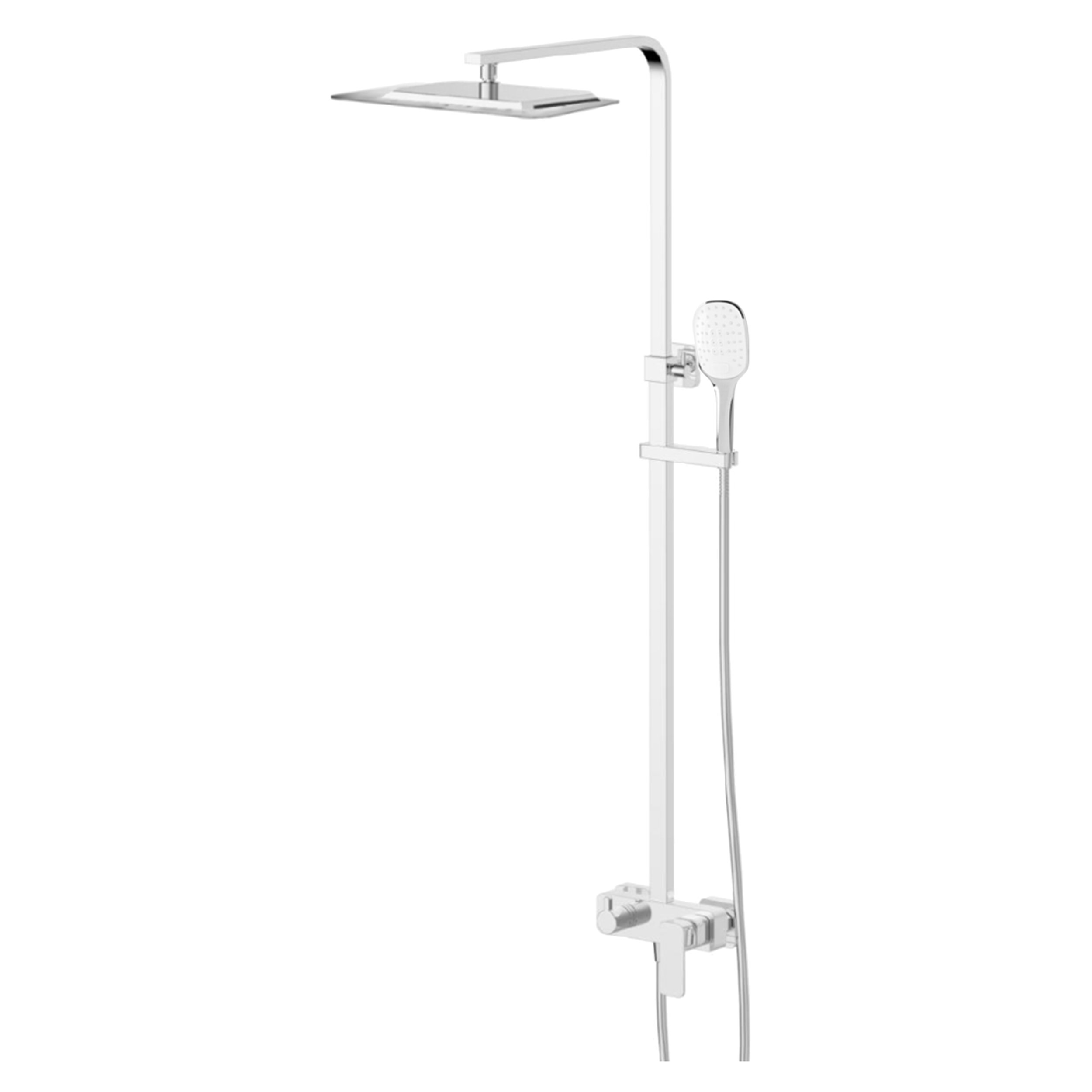 Omnires zestaw natryskowy natynkowy Parma chrom PM7444CR