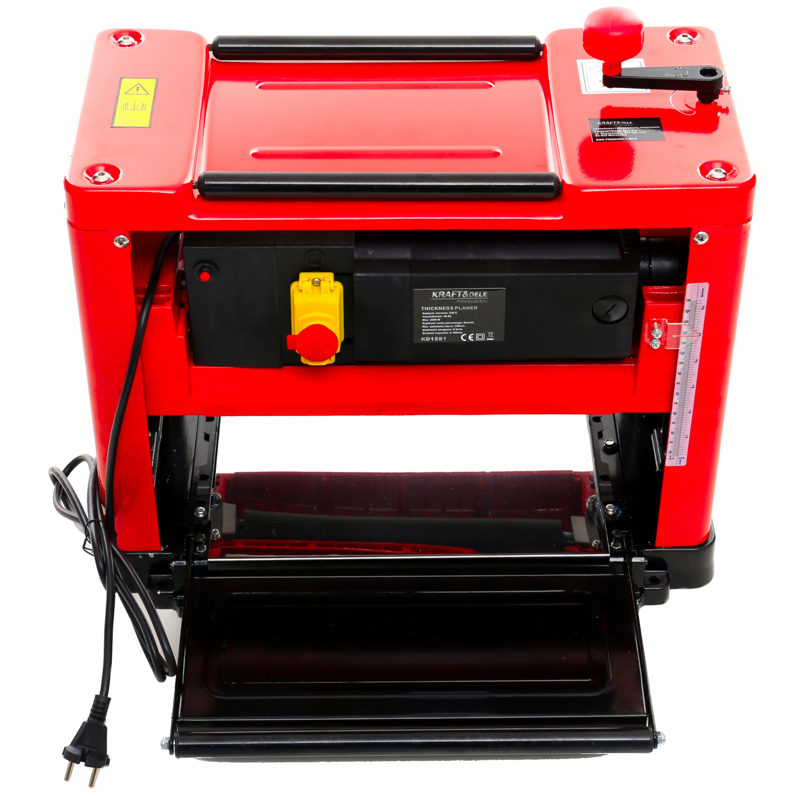 HEBLARKA GRUBOŚCIÓWKA STRUGARKA DREWNO STRUG 2000W Napięcie zasilania 230 V