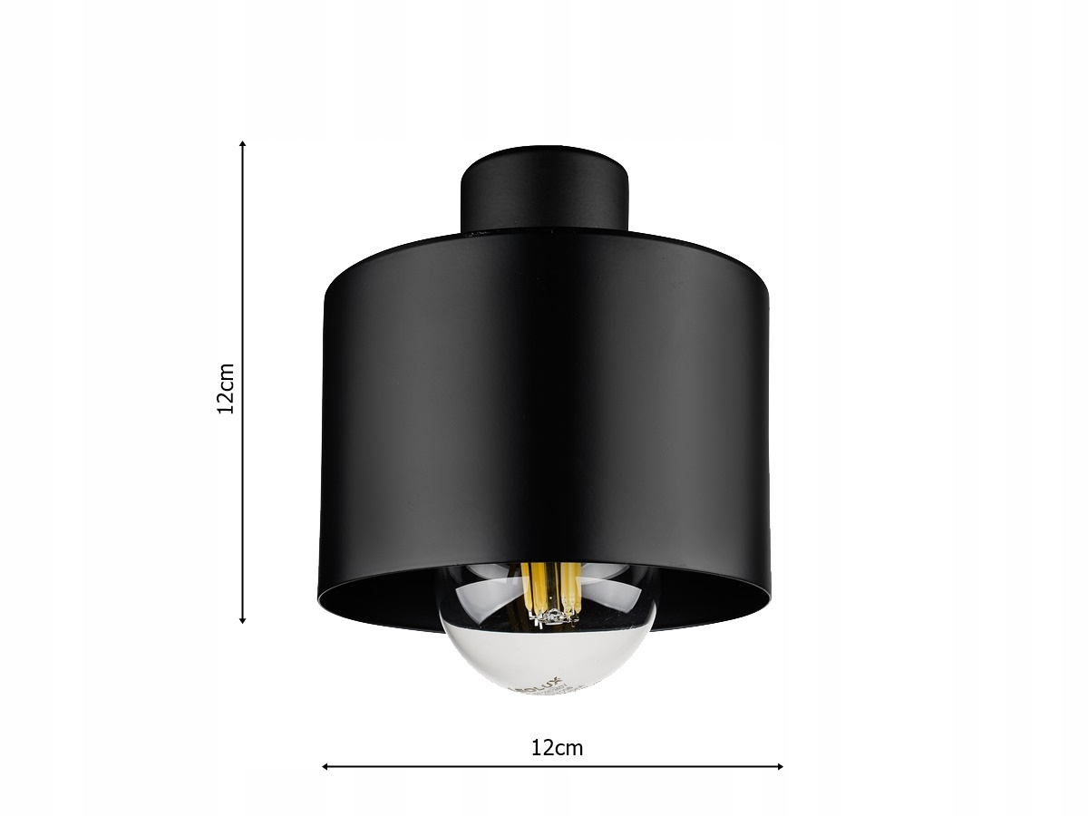 LUBŲ LEMPUTAS SISTURAS LED LAMPAS Abažūro skersmuo / plotis 12 cm