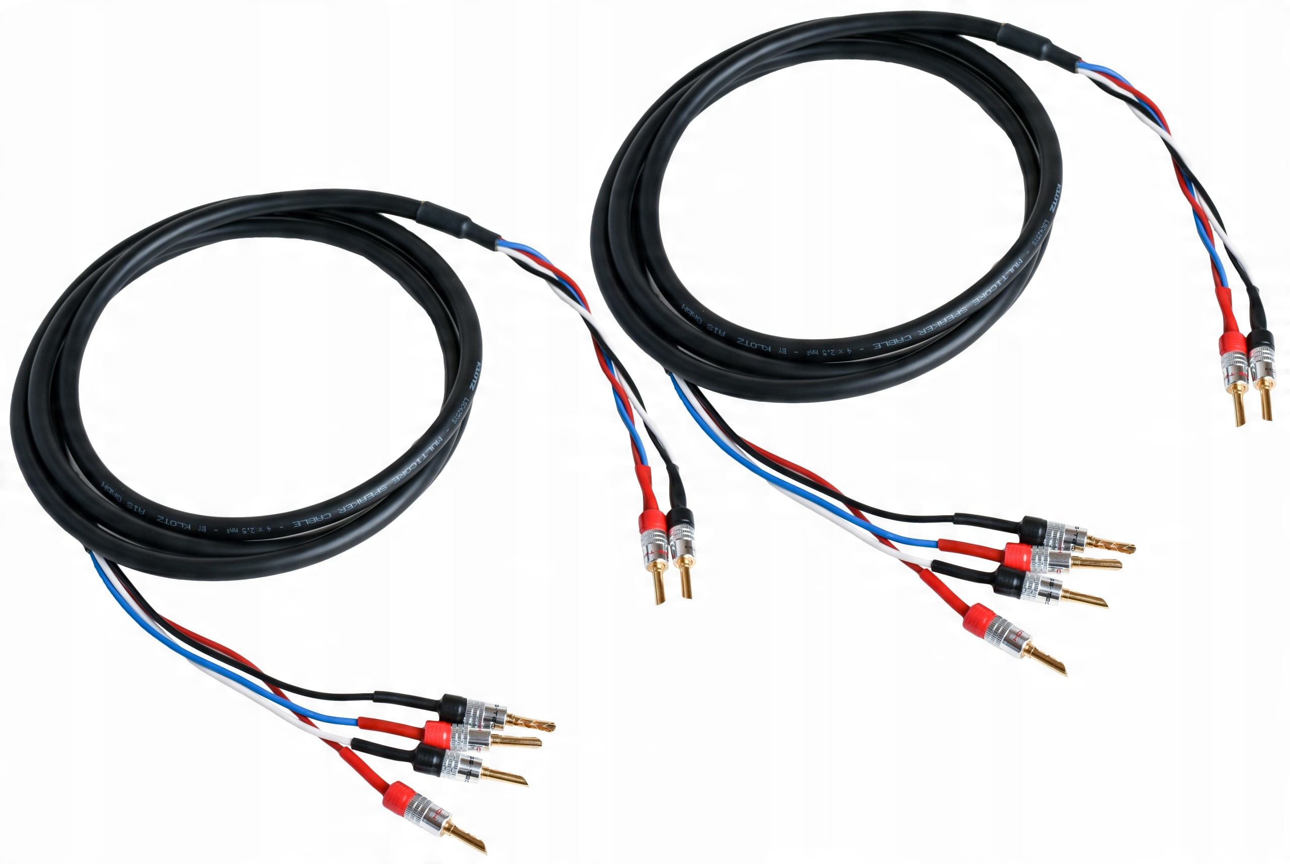 

Kable przewody bi-wire bi-wiring Klotz 2x6,5m