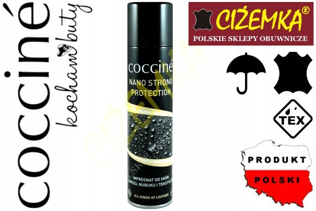 1x COCCINE NANO PROTECTOR IMPREGNAT ZAMSZ NUBUK % Marka Coccine