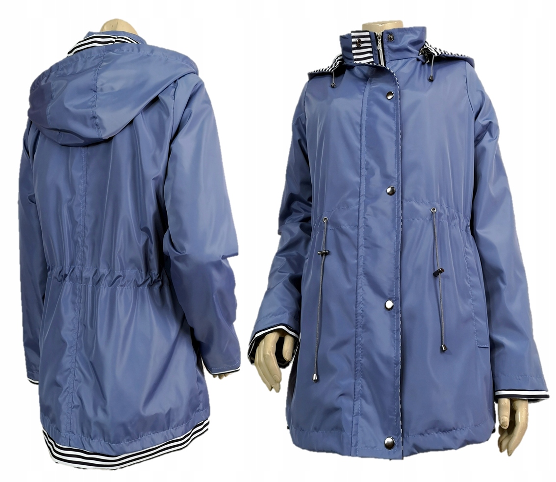

Modna Kurtka Lato Parka Kaptur Plus Size 3XL 52 54