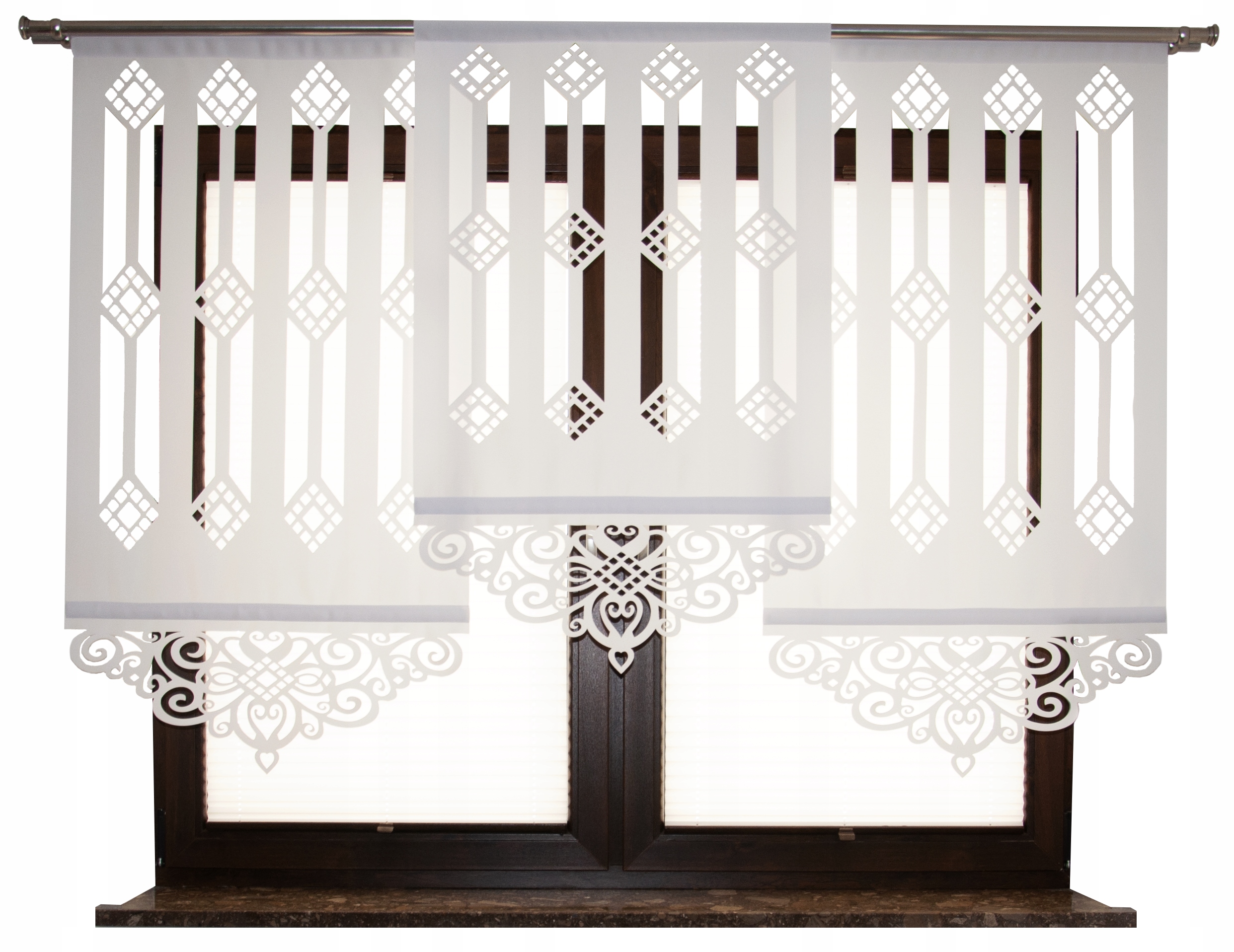 

Zestaw Paneli 3D Ażur Firana Gotowa Ażurowa