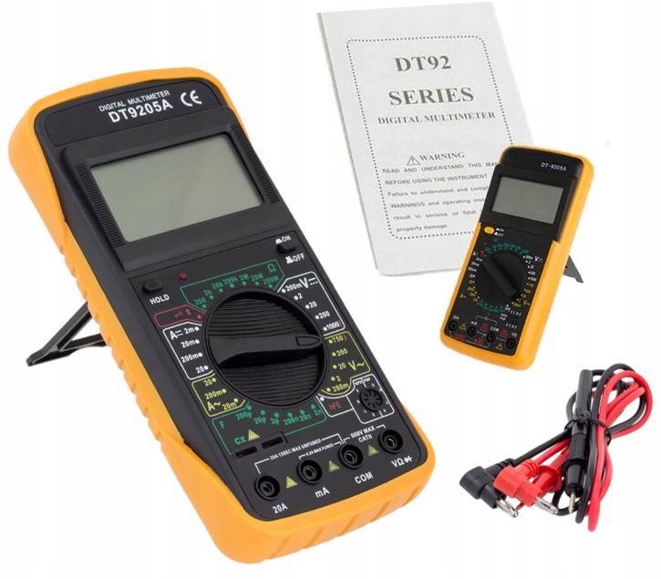 MIERNIK CYFROWY Z TEMPERATURĄ MULTIMETR Kod producenta AG102A