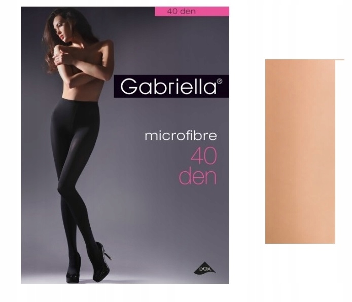 

Gabriella rajstopy microfibre den 40 Neutro 5
