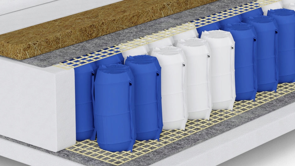 Materac KOKOS 80x200 KIESZENIOWY 9 stref PREMIUM Kod producenta brak