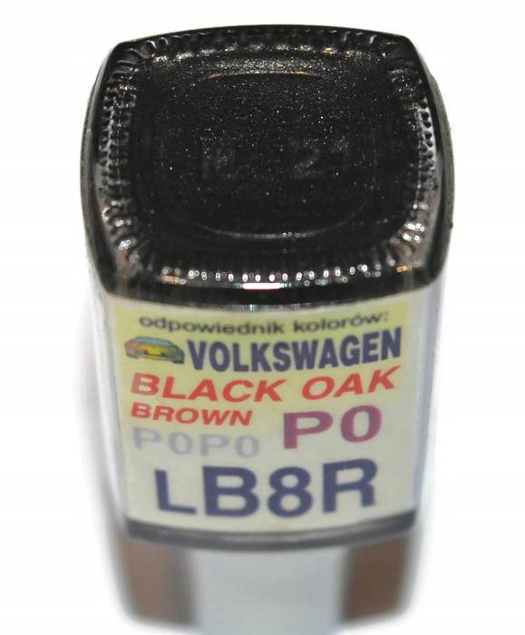 VW LB8R BLACK OAK BROWN LAKIER ZAPRAWKA DO RYS ARA 10 ML