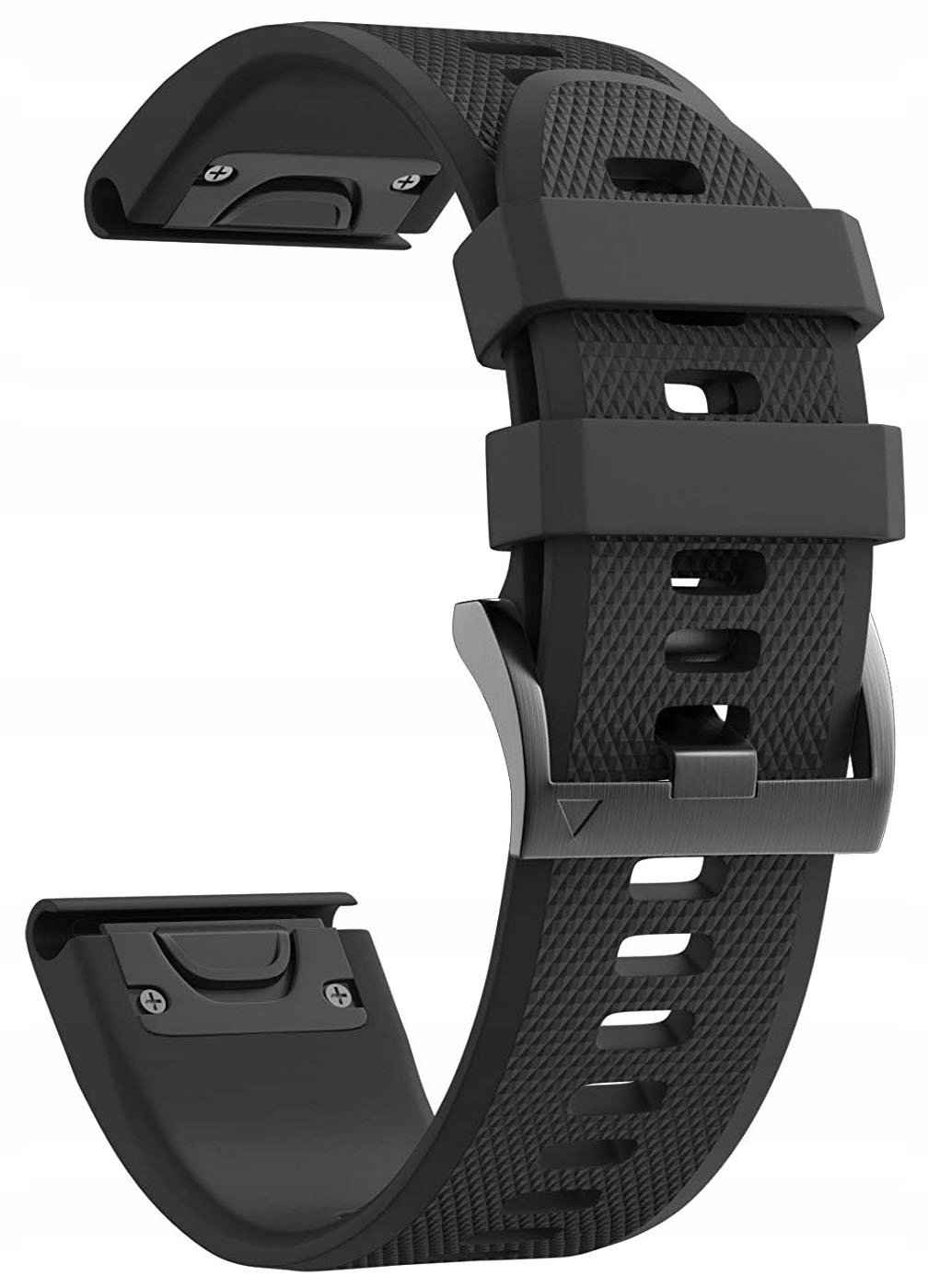 

Czarny Silikonowy Pasek Garmin Fenix 5 Quick Fit