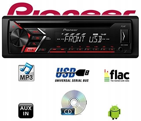 PIONEER DEH-S100UB RADIO SAMOCHODOWE USB MP3