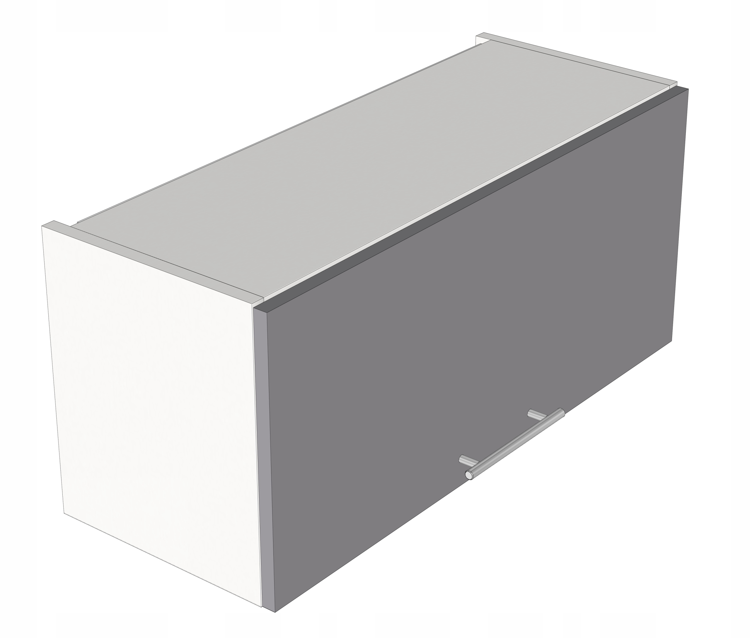 ZESTAW SZAFEK KUCHENNYCH SIMPLE C. SZARY MAT Liczba elementów w zestawie więcej niż 10