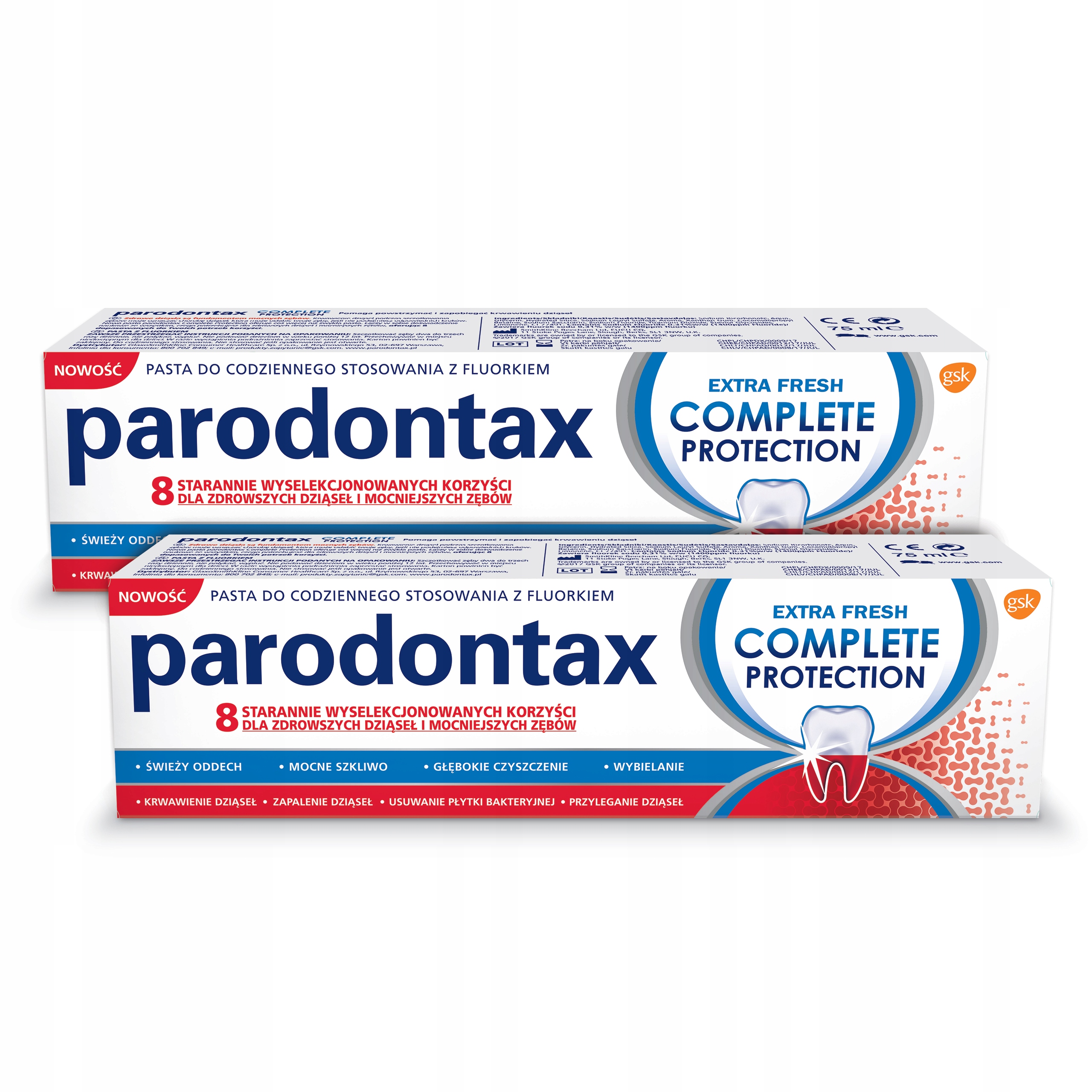 

Parodontax Pasta Do Zębów Complete Extra 2X75 ML