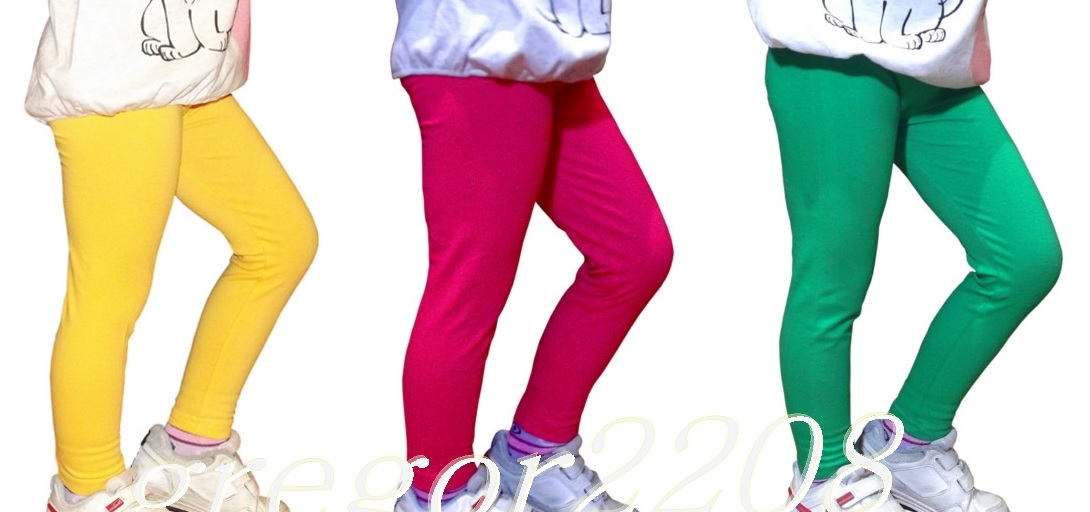 GETRY LEGGINSY DZIECIĘCE BAWEŁNIANE 128 Pomarańcz Rodzaj klasyczne