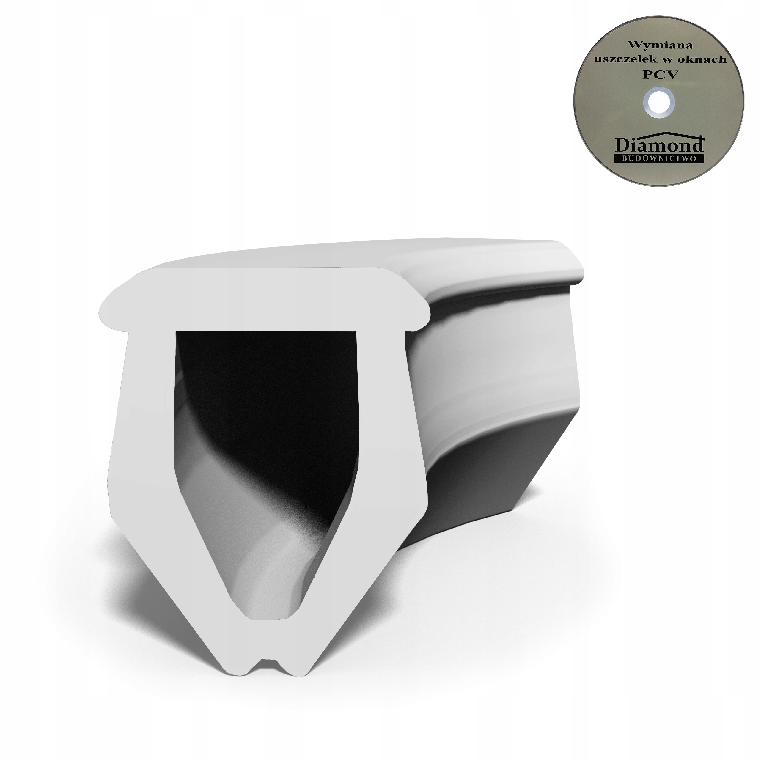Uszczelka do okien okna okienna UNIWERSALNA Biała