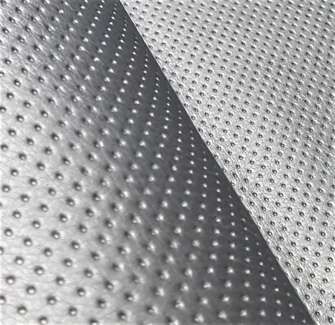 Srebrna G Tkanina samochodowa na podsufitkę boczki