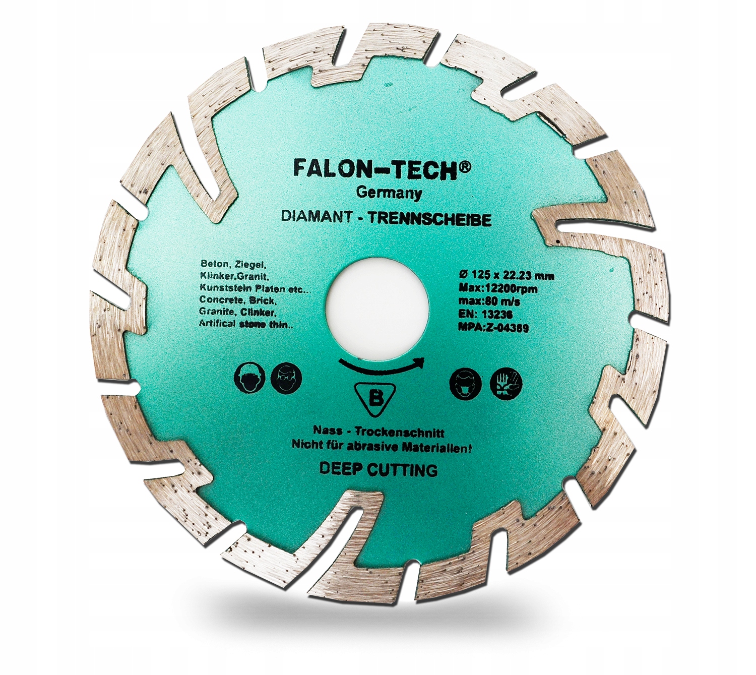 TARCZA TARCZE DO KOSTKI BETONU GŁĘBOKIE CIĘCIE 125 Kod producenta GŁEBOKIE CIECIEod