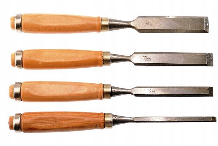 

Komplet dłut do drewna 4 elementowy