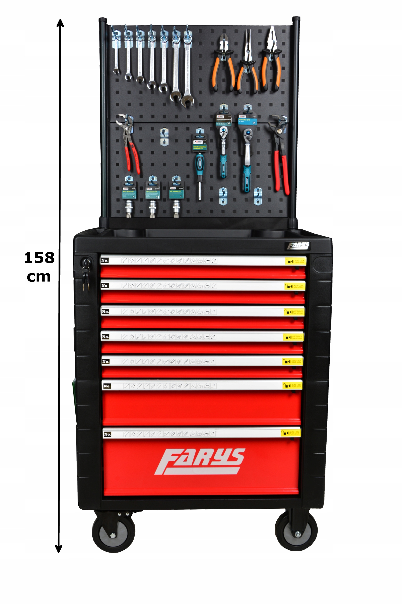 SZAFKA WARSZTATOWA WÓZEK + ŚCIANKA NARZĘDZIOWA Kod producenta FR4064