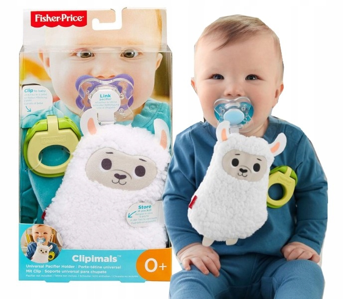 

Fisher Price Zawieszka +schowek Na Smoczek Lama