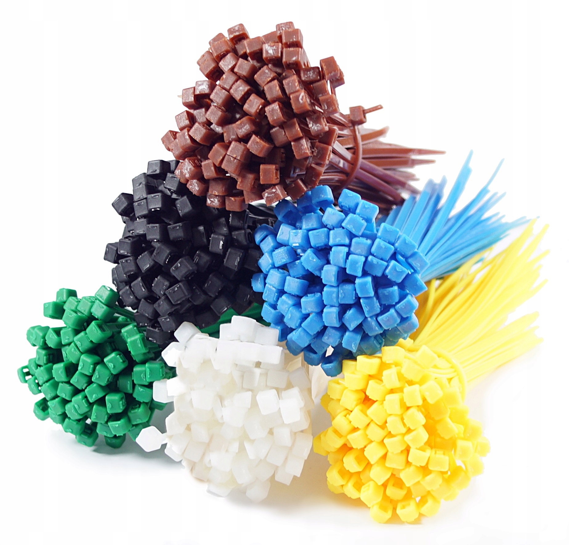 ZESTAW OPASEK OPASKI MOCNE ZACISKOWE KABLOWE TAŚMA 2,5x100 600 SZT Marka Adelid